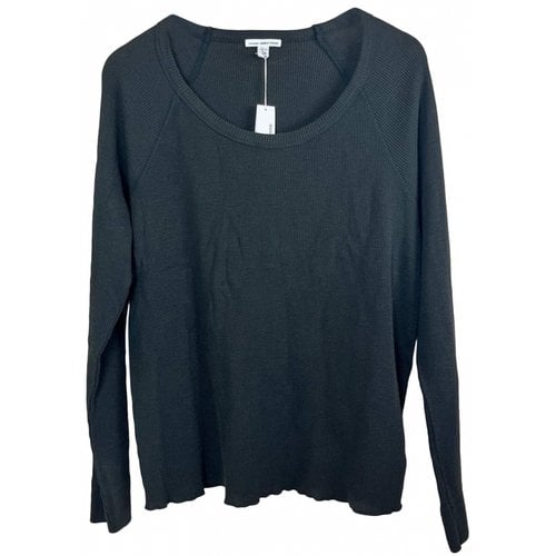Pre-owned James Perse Jumper In Black