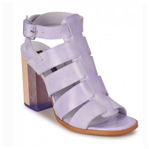 Pre-owned Miista Sandals In Purple