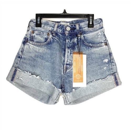 Pre-owned Moussy Mini Short In Blue