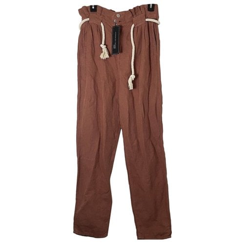 Pre-owned Veronica Beard Chino Pants In Red