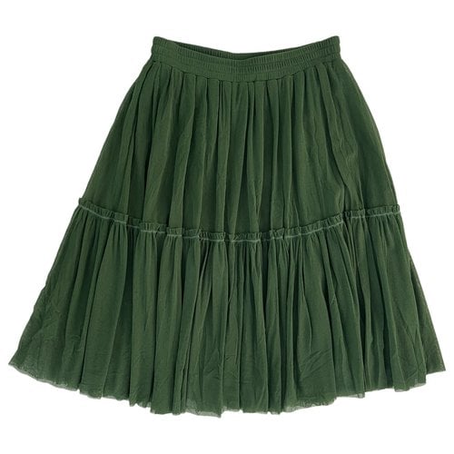 Pre-owned Jean Paul Gaultier Mid-length Skirt In Green