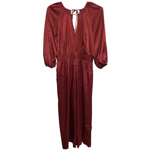 Pre-owned Andrew Marc Jumpsuit In Red