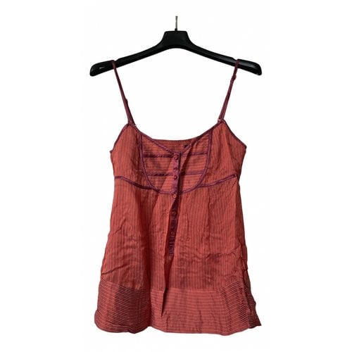 Pre-owned Marc Jacobs Blouse In Burgundy