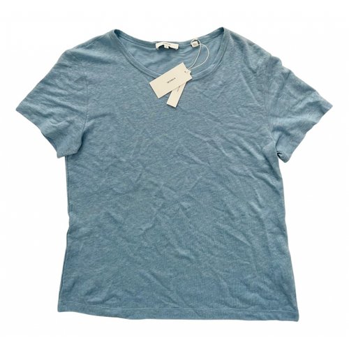 Pre-owned Vince Linen T-shirt In Blue