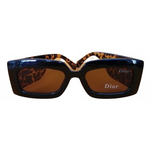 Pre-owned Dior 1 Sunglasses In Black