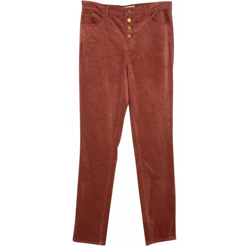Pre-owned Ann Taylor Straight Pants In Brown