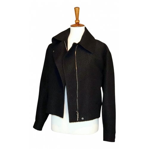 Pre-owned Giorgio Armani Wool Jacket In Black