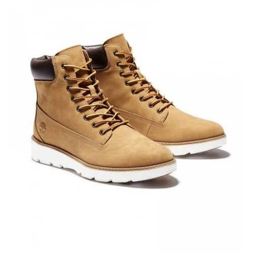 Pre-owned Timberland Leather Lace Up Boots In Other