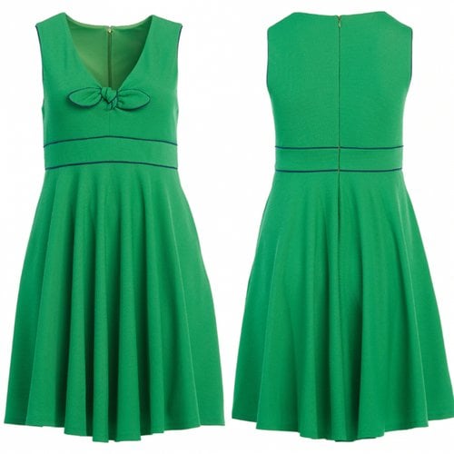 Pre-owned Anthropologie Mini Dress In Green
