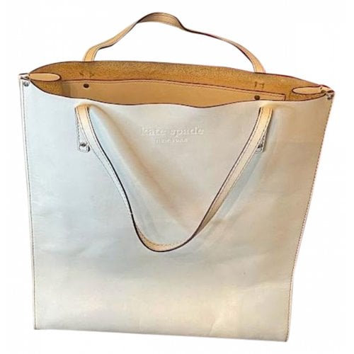 Pre-owned Kate Spade Tote In White