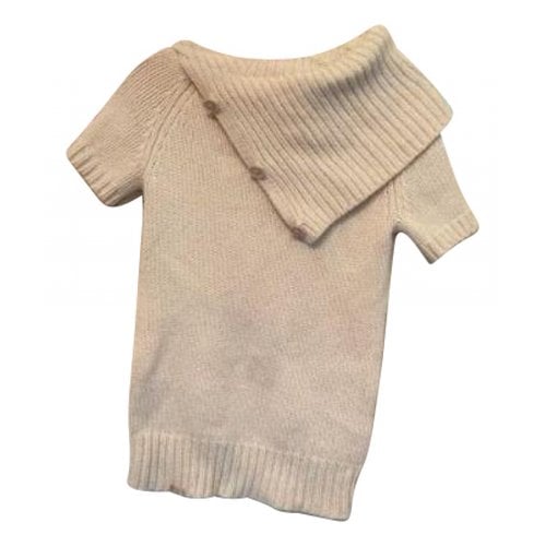 Pre-owned Theory Jumper In Beige