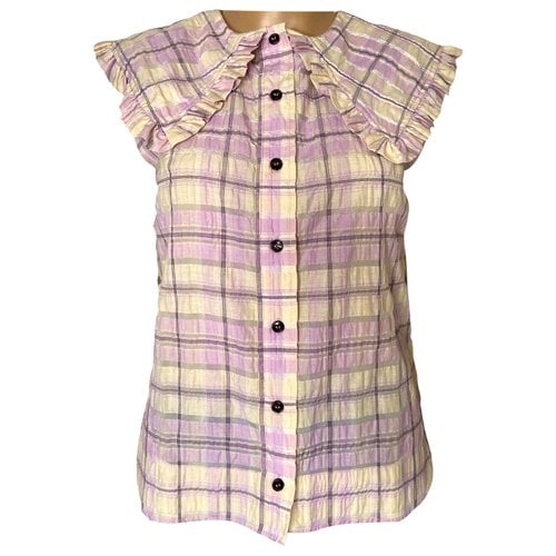 Pre-owned Ganni Shirt In Multicolour
