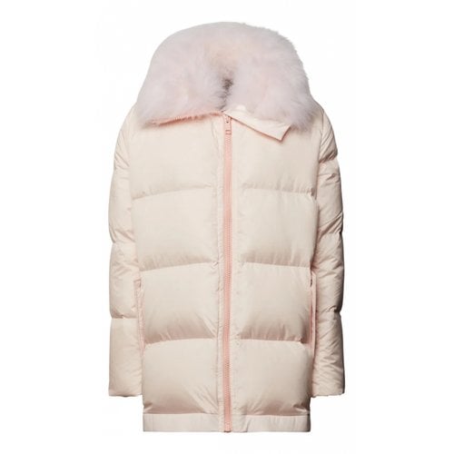 Pre-owned Yves Salomon Puffer In Pink