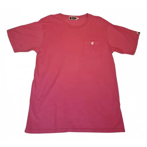 Pre-owned A Bathing Ape T-shirt In Pink