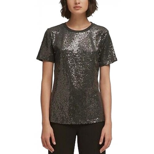 Pre-owned Dkny Top In Anthracite