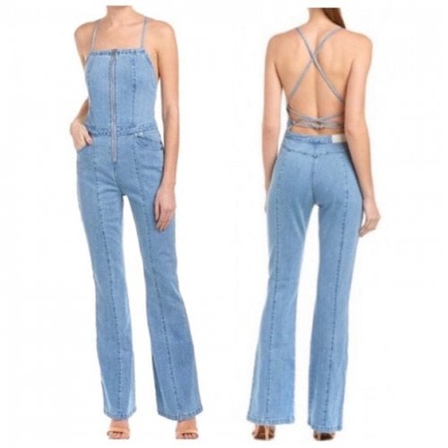 Pre-owned The Jetset Diaries Jumpsuit In Blue