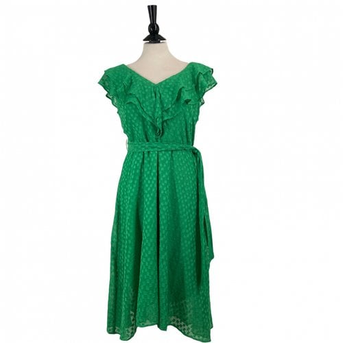 Pre-owned Dkny Dress In Green