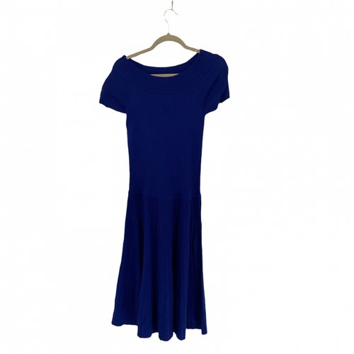 Pre-owned Lauren Ralph Lauren Mini Dress In Blue