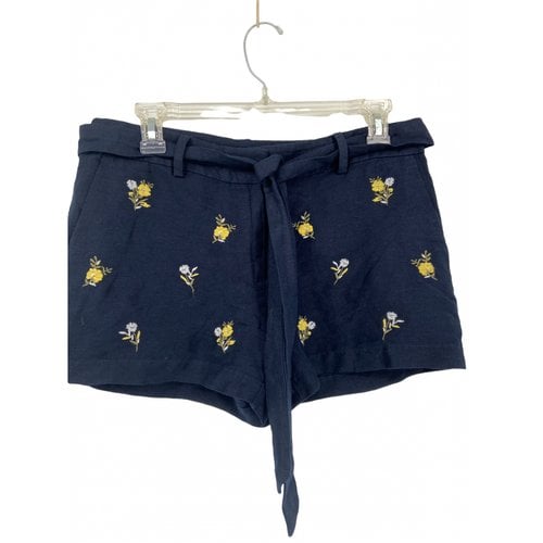 Pre-owned Ann Taylor Mini Short In Blue