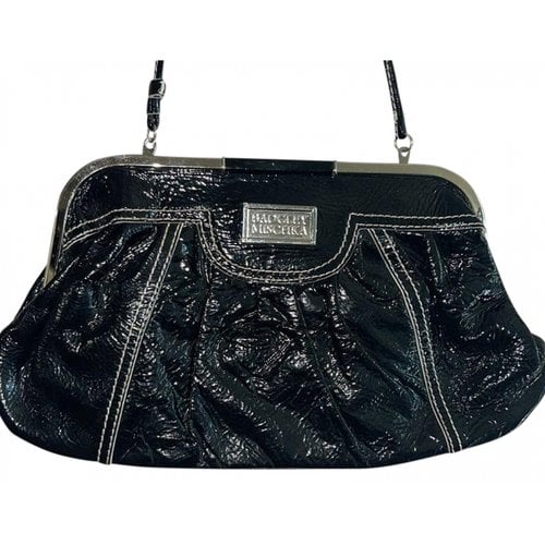 Pre-owned Badgley Mischka Patent Leather Handbag In Black