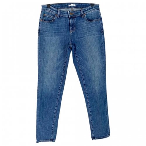 Pre-owned Eileen Fisher Boyfriend Jeans In Blue
