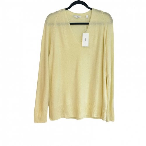 Pre-owned Vince Wool Jumper In Yellow