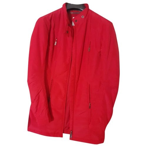 Pre-owned Husky Puffer In Red