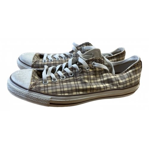 Pre-owned Converse Cloth Low Trainers In Multicolour