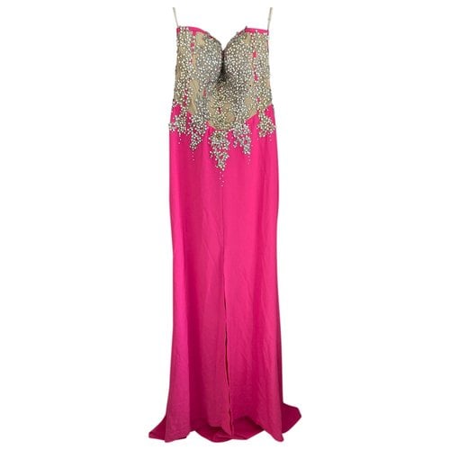 Pre-owned Alberto Makali Maxi Dress In Pink