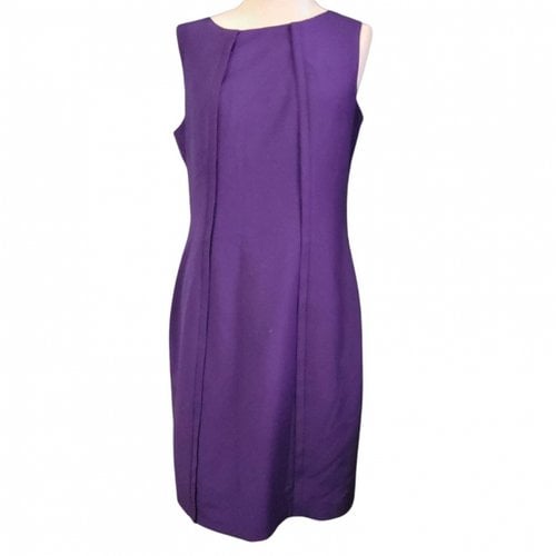 Pre-owned Calvin Klein Mid-length Dress In Purple