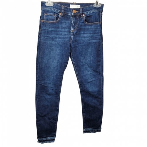 Pre-owned Ann Taylor Slim Jeans In Blue