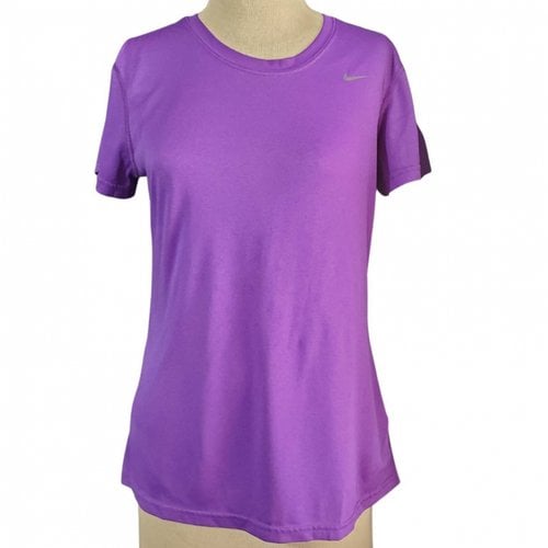 Pre-owned Nike T-shirt In Purple