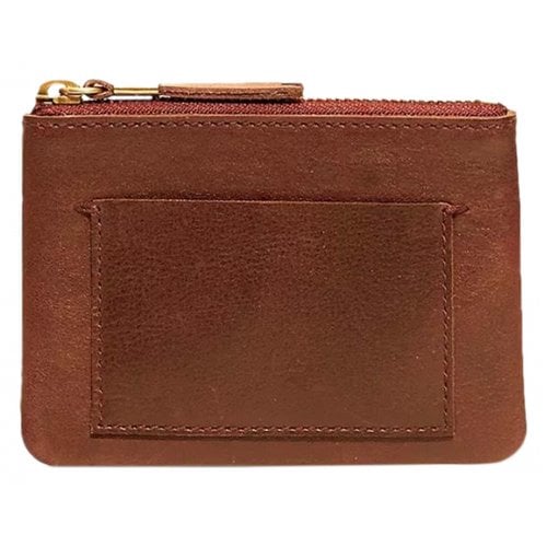 Pre-owned Madewell Leather Wallet In Brown