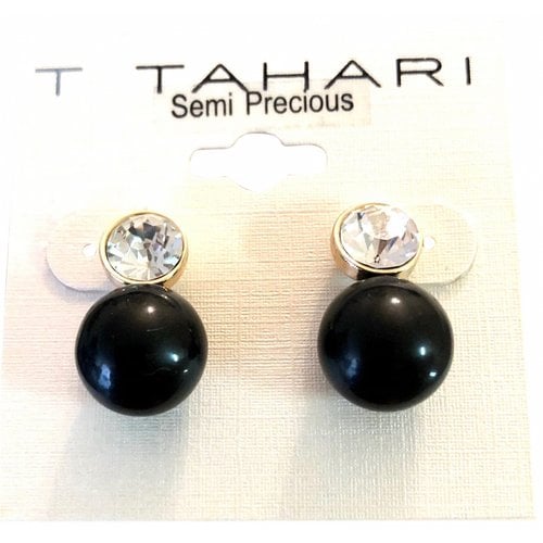 Pre-owned Elie Tahari Earrings In Black