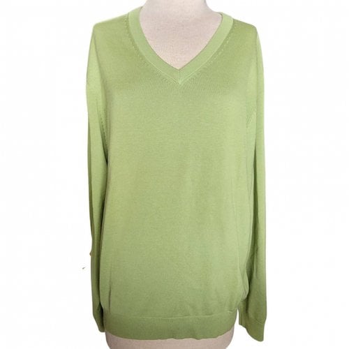 Pre-owned Brooks Brothers Silk Jumper In Green