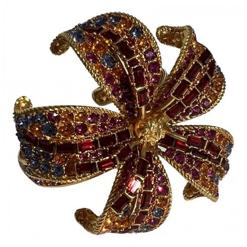 Pre-owned Versace Crystal Bracelet In Multicolour