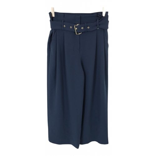 Pre-owned Michael Kors Trousers In Blue