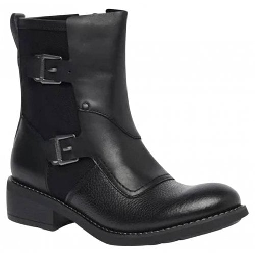 Pre-owned G-star Raw Leather Boots In Black