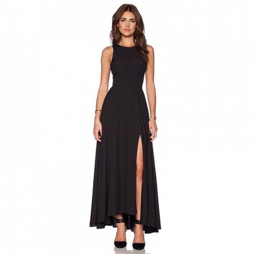Pre-owned Naven Maxi Dress In Black