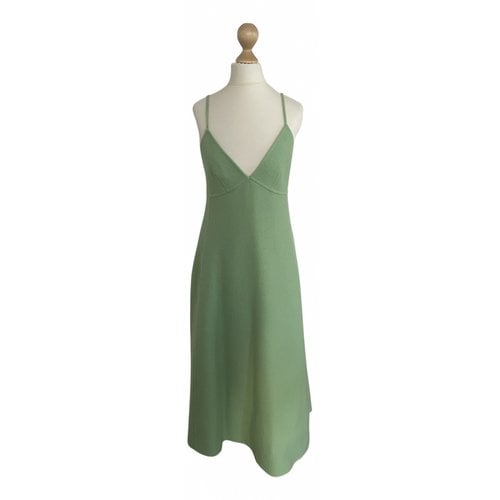 Pre-owned Marc Jacobs Wool Mid-length Dress In Green