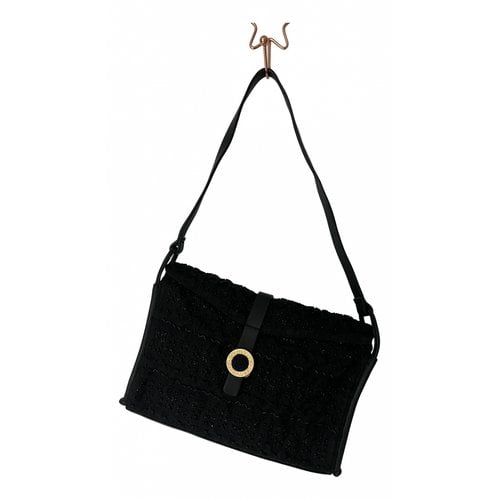 Pre-owned Gai Mattiolo Glitter Handbag In Black