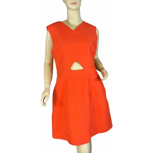Pre-owned Kate Spade Mid-length Dress In Orange