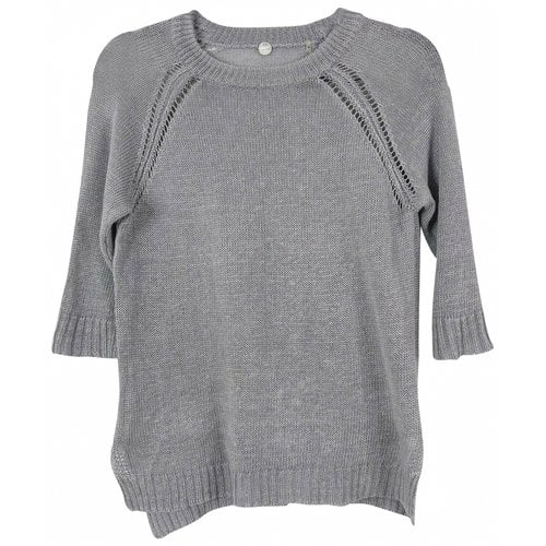 Pre-owned Margaret O'leary Linen Jumper In Grey