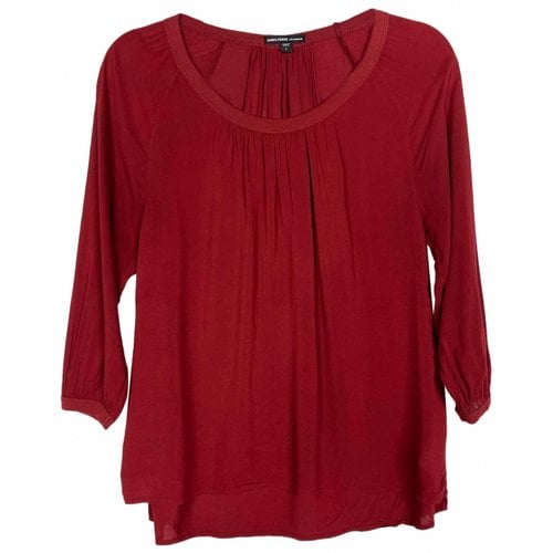 Pre-owned James Perse Blouse In Red