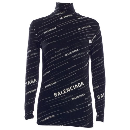 Pre-owned Balenciaga Top In Black