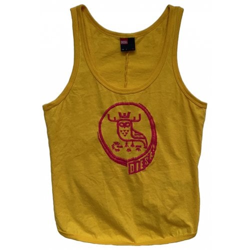 Pre-owned Diesel Camisole In Yellow