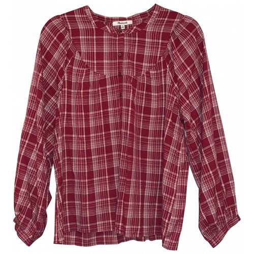 Pre-owned Madewell Shirt In Red