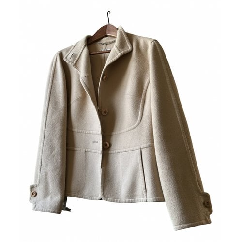 Pre-owned Agnona Cashmere Jacket In Camel