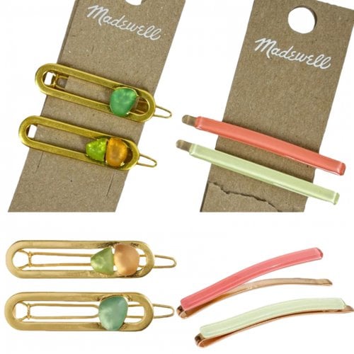 Pre-owned Madewell Hair Accessory In Gold