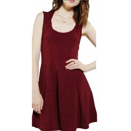 Pre-owned Anthropologie Mini Dress In Red